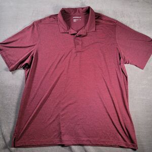 Reebok‎ Golf Red Performance Polo Shirt Mens Size 4XLT Tall